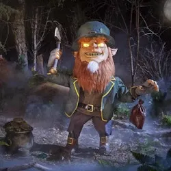Home Accents Holiday 4.5ft Wicked Woods Animated LED Cursed Clover