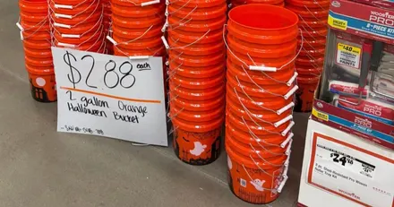Home Depot Restocked The Viral Halloween Bucket