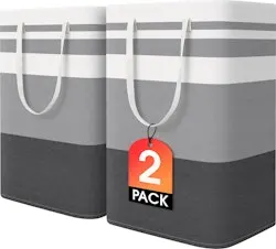 HomeHacks 75L Collapsible Laundry Basket 2-Pack