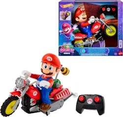 Hot Wheels Mario Wheelie Motocross RC Motorcycle