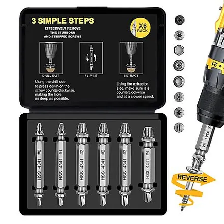 HSS Screw & Bolt Extractor Set