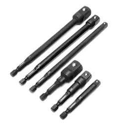 Husky 1/4" Drive Impact Driver Socket Adapter Set