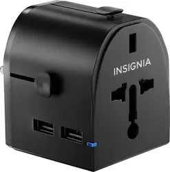 Insignia All-in-One Travel Adapter w/ 2 USB Ports