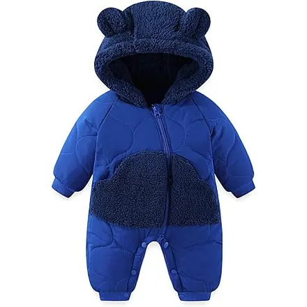 JiAmy Baby Hooded Snowsuit w/ Bear Ears
