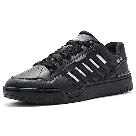 K-Swiss Men's SI-18 Rival Low Top Sneaker (Black/Silver)