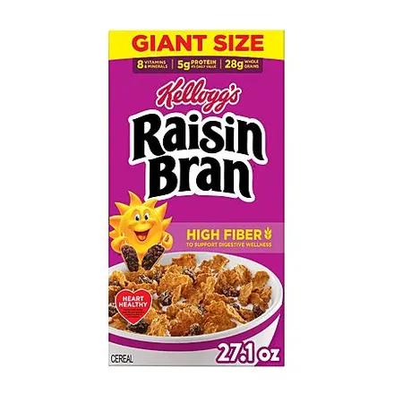 Kellogg's 27.1-Oz Raisin Bran Original Giant Size Breakfast Cereal