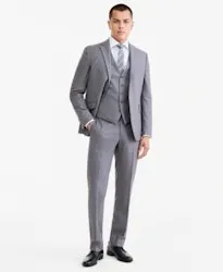 Kenneth Cole Reaction Men's Slim Fit Techni-Cole Fall 3-Piece Suit