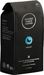 Kicking Horse Coffee Decaf Dark Roast Whole Bean Coffee 10-oz. Bag 6-Pack