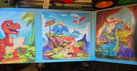 Kids 3-in-1 Magnetic Jigsaw Puzzles