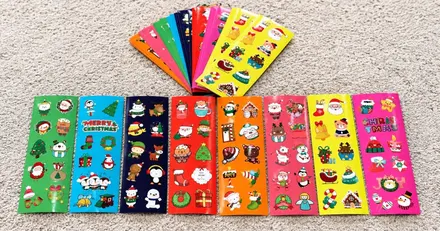 Kids Christmas Stickers 400-Count Set