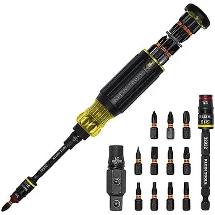 Klein Tools KNECT 16-in-1 Impact-Rated Hybrid Screwdriver/Nut Driver