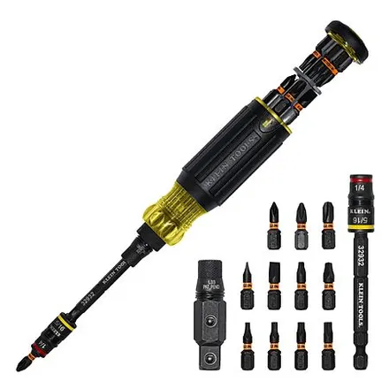 Klein Tools KNECT 16-in-1 Impact-Rated Hybrid Screwdriver/Nut Driver