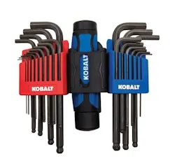 Kobalt 22-Piece Assorted Metric & SAE Ball End Hex Key Set