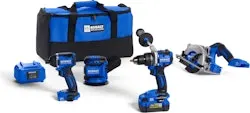 Kobalt 24V 4-Tool Brushless Combo Kit w/ Drill/Driver, Impact Driver, Sander & Circular Saw