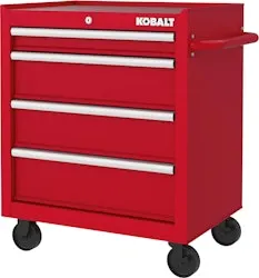 Kobalt 26.7" W x 33" H 4-Drawer Steel Rolling Tool Cabinet