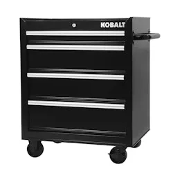 Kobalt 26.7" x 33" 4-Drawer Steel Rolling Tool Cabinet
