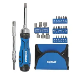 Kobalt 27-Piece Ratcheting Multi-Bit Screwdriver Set