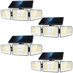 Kooper Solar Flood Light 4-Pack