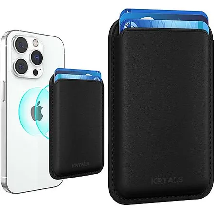 KRTALS Magnetic MagSafe Phone Card Holder w/ RFID Blocking (Various Colors)