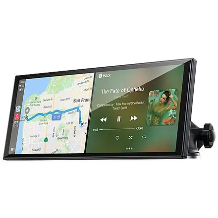 LAMTTO 9.26" Wireless CarPlay & Android Auto Car Screen w/ Backup Camera