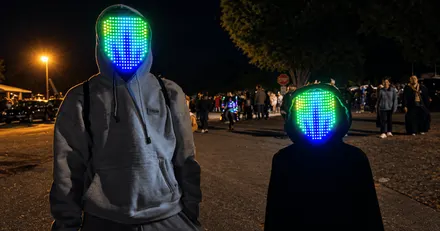 LED Light Up Mask w/ 50 Patterns