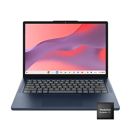 Lenovo IdeaPad Slim 3 Chromebook: MediaTek Kompanio 540, 14" WUXGA, 4GB, 64GB eMMC