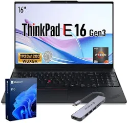 Lenovo ThinkPad E16 Ryzen 7 250 16" Laptop