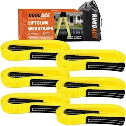 Lift Sling Web Straps 6-Pack