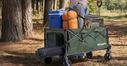 Lightweight Foldable Electric Utility Wagon