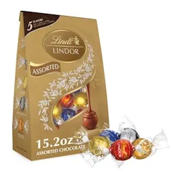 Lindt Lindor Assorted Chocolate Truffles 15.2-oz. Bag