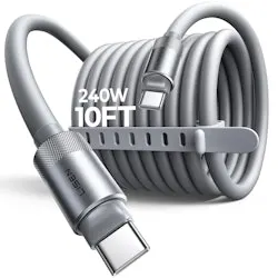 Lisen 10-Foot 240W USB-C to USB-C Fast Charging Cable