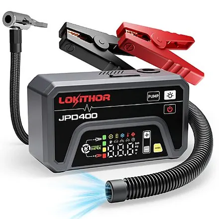 LOKITHOR JPD400 3000A Jump Starter w/ 150 PSI Air Compressor