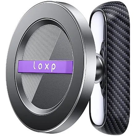 LOXP 360° Rotating MagSafe-Compatible Magnetic Golf Cart Phone Mount