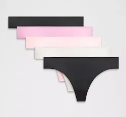 lululemon Women's InvisiWear Mid-Rise Thong Underwear 5-Pack