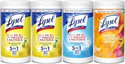 Lysol 80-Count Disinfecting Wipes 4-Pack