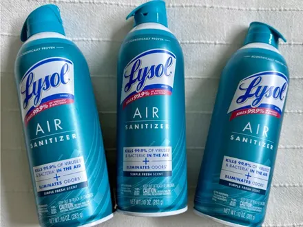 Lysol Air Sanitizer Spray 3-Pack