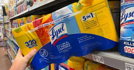 Lysol Disinfecting Wipes 4-Pack