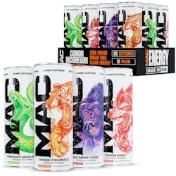 Mac Energy Sugar Free Energy Drink Variety 12-Pack