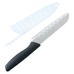 Mainstays 5" Stainless Steel Santoku Kitchen Knife w/ Sheath