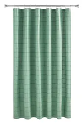 Mainstays Plaid Fabric Shower Curtain