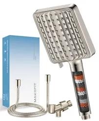 MakeFit Filtered Handheld 6-Mode High Pressure Shower Head