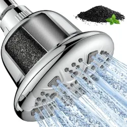 MakeFit Filtered Shower Head w/ Activated Carbon Filter