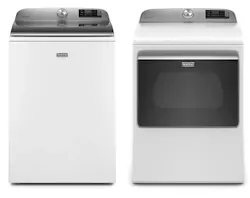 Maytag Smart Top Load Washer & Electric Dryer Package