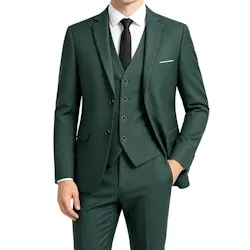 Men's Slim Fit 3-Piece Formal Suit