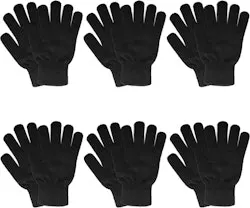 Men's/Women's Winter Gloves 6-Pack