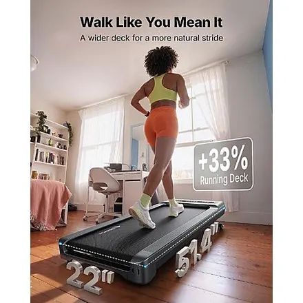 Merach UltraWalk W60 Plus Walking Pad Treadmill w/ 12% Auto Incline