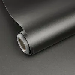 Metallic Dark Gray Peel & Stick Contact Paper Roll