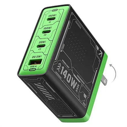 MFish 4-Port up to 140W GaN USB Wall Charger