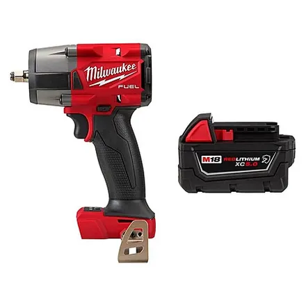 Milwaukee M18 FUEL GEN-2 18V Brushless 3/4" Impact w/ F-Ring & 5.0Ah Battery