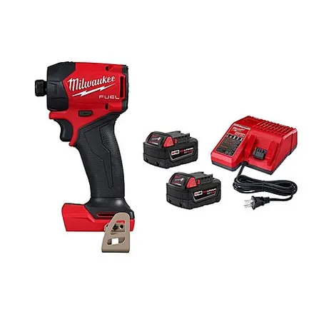 Milwaukee M18 FUEL SURGE Brushless 1/4" Impact w/ 2x 5 Ah Battery & Charger